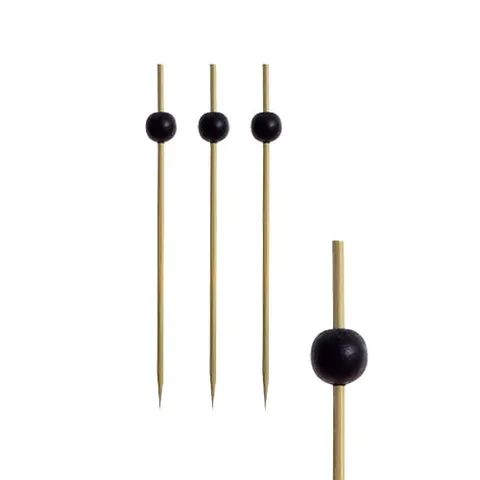 FINGERFOOD Patyczki Black Pearl 12,5 cm 250 sztuk