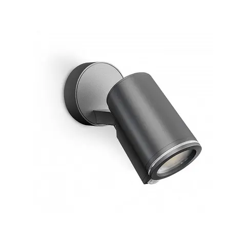 Oprawa elewacyjna z czujnikiem ruchu i zmierzchu SPOT ONE S PIR 7,47W 512lm, barwa światła ciepła biel 3000K, antracyt aluminium IP44 IK03, 230V; ST058616, STEINEL