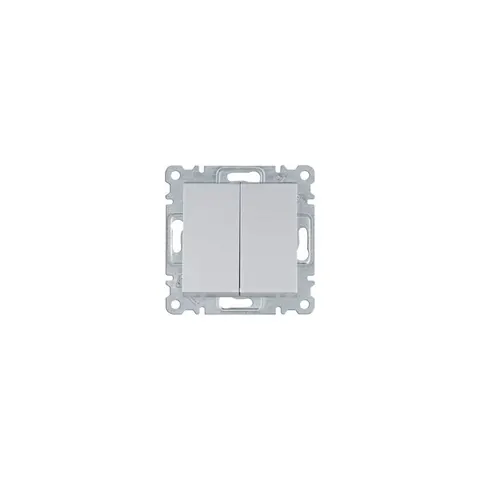 LUMINA Łącznik świecznikowy 10A 250V moduł srebrny; WL0042 HAGER