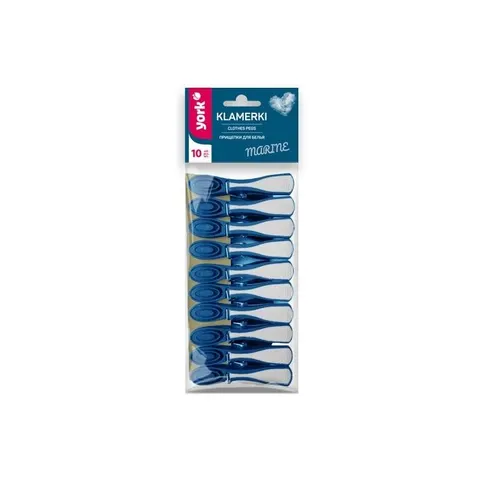 YORK Klamerki MARINE, 10 szt