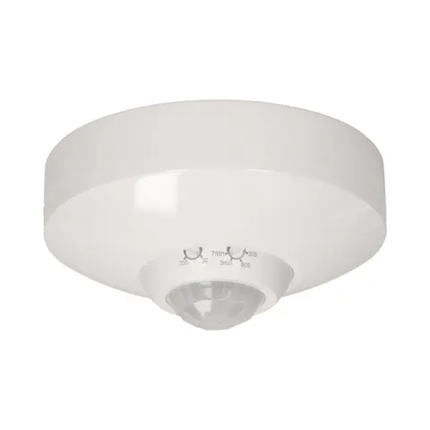 Czujnik ruchu sufitowy 360st, max 8m 800w,biały
