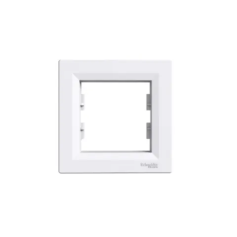 ASFORA Ramka 1-krotna pozioma, biała; EPH5800121, SCHNEIDER ELECTRIC