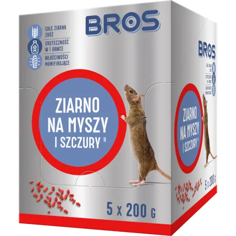BROS Ziarno na myszy i szczury, 1 kg