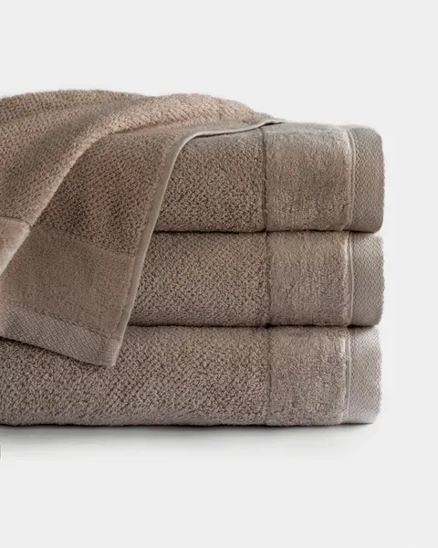 Ręcznik kąpielowy 50x90 VITO Taupe 100% bawełna Detexpol