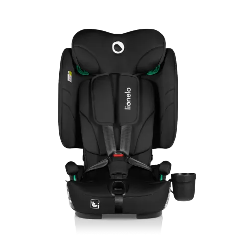 Fotelik samochodowy Lionelo Nelly ISOFIX 9-36 kg Black Carbon 76-150 cm