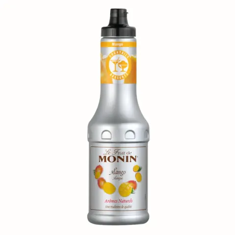 op. 0.5 l Puree Mango - Le Fruit de MONIN - gęsty przecier owocowy do napojów i deserów