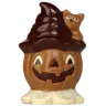 Straszna dynia w kapeluszu - forma do figurek czekoladowych na Halloween - nr. kat. HB-8015-PC Hans Brunner