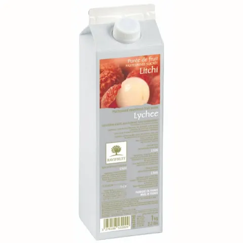 op. 1 kg Liczi - RAVIFRUIT - pasteryzowany przecier owocowy - 90% zawartość owoców