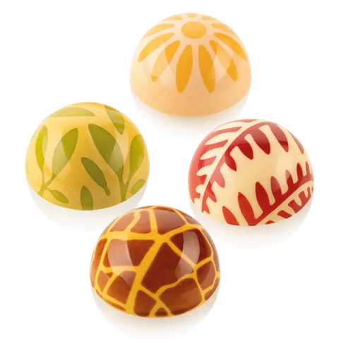 Choco Stamp D Natura - Silikomart - egzotyczne stemple silikonowe do dekorowania pralin