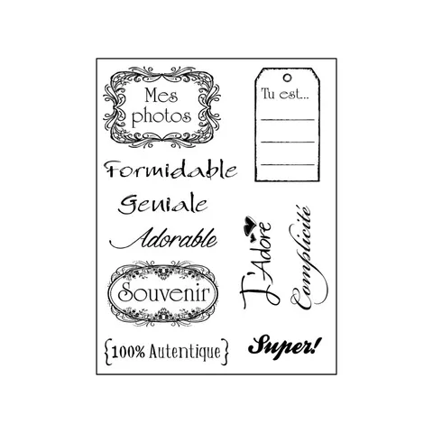 Stempel kauczukowy 14x18cm PHOTOS