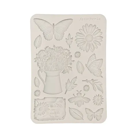 Foremka silikonowa 15x21cm A5 Daisy Art stokrotka i motyl KACMA603