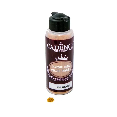 Velvet powder aksamit 120ml - Camel- ciemny beżowy CADENCE