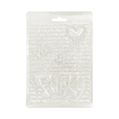 Forma do odlewu A5 Furry Friends 2 Tekstura mur i graffiti K3PTA5680