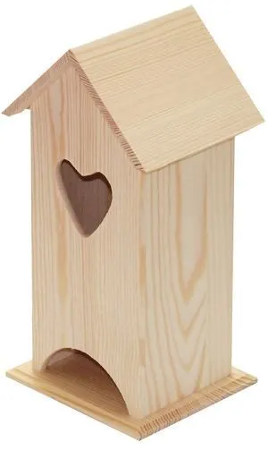 Herbaciarka DOMEK z sercem 24x10x8,5cm z podstawą