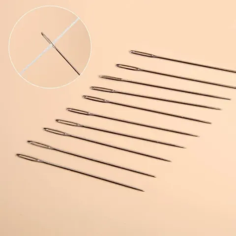 Igła do szycia ręcznego metalowe 6,5cm