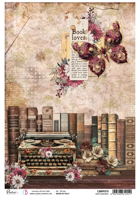 Papier ryżowy A4 CB INKED MEMORIES