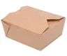 LUNCH BOX 1600ml DUŻY BRĄZOWY 20x14x6,5cm 50 szt