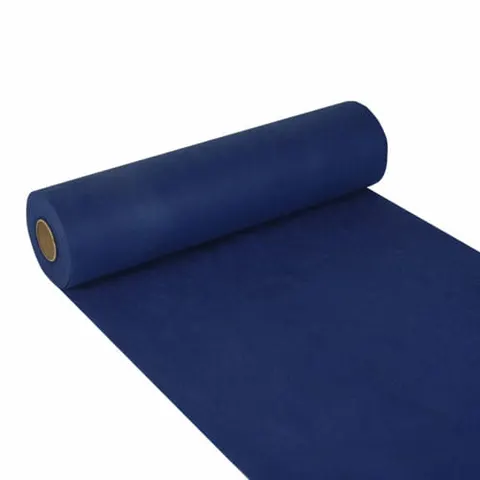 Bieżnik w rolce 24m x 40cm SOFT SELECTION z włókniny CIEMNY NIEBIESKI