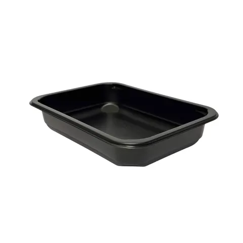 Pojemnik W1/601D 187x137x36 650ml CZARNY 80szt