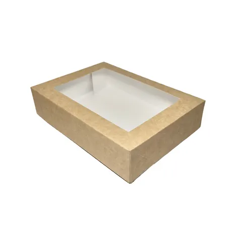(SUP) Pudełko papierowe z oknem 260x190x60mm (80/100/1)