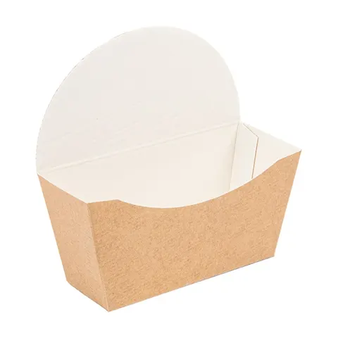 PUDEŁKO NA BAJGLA BRĄZ 12x12x4,5 (100szt)