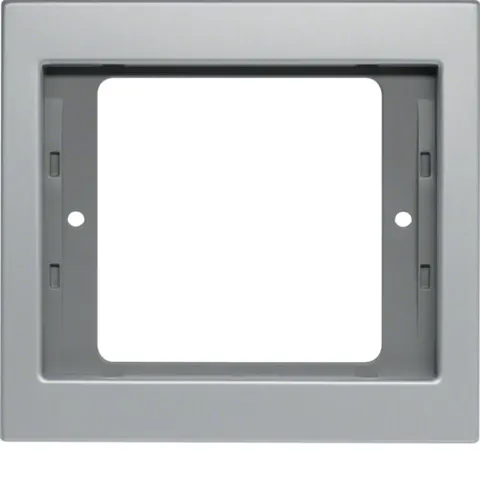 K.5 Ramka 1-krotna aluminium; 13137003, BERKER by HAGER