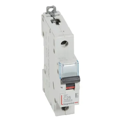 Wyłącznik nadprądowy 1P C 25A 10kA 230VAC S311 serii DX3; 409116 LEGRAND