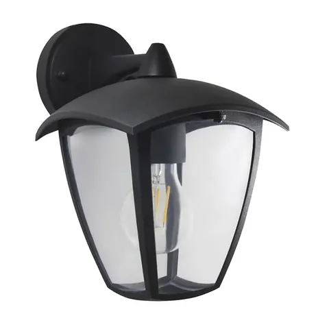 Lampa ścienna elewacyjna WENA E27 max 60W, wymienna żarówka LED; ORO10033 LED-POL