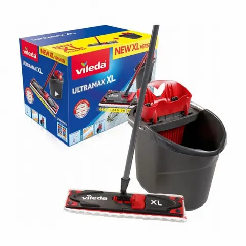 VILEDA Mop płaski z wiadrem ULTRAMAX XL, 1 szt