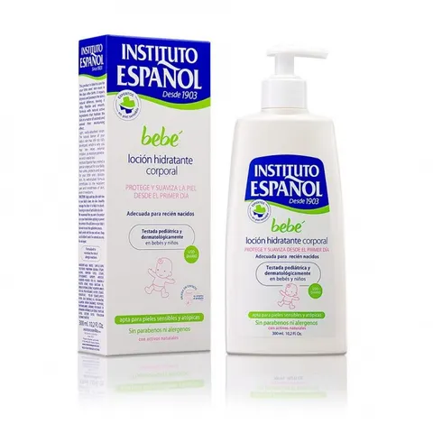 INSTITUTO ESPANOL BEBE Mleczko do ciała od pierwszego dnia, 300 ml