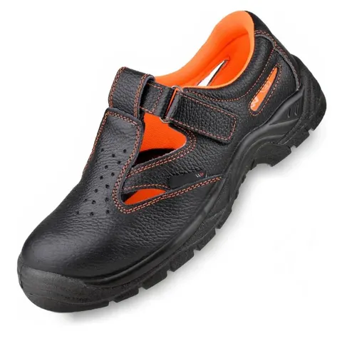 Buty robocze stal skóra sandały