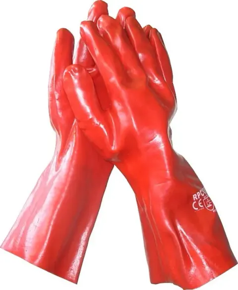 Rękawice Ochronne PCV 40 cm robocze