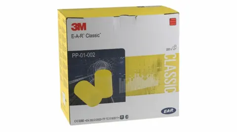 Zatyczki ochronniki stopery 3M EAR CLASSIC 250par 3M PP-01-002