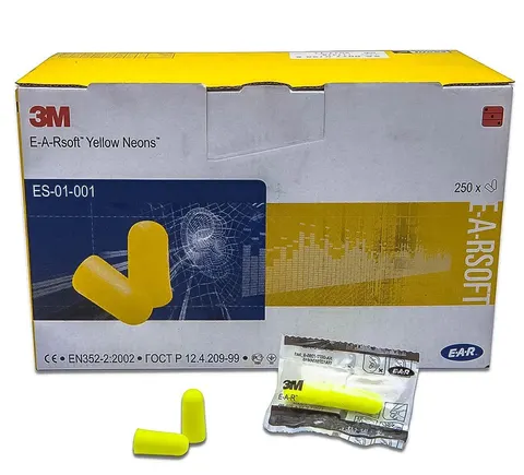 Wkładki ,zatyczki karton 250 par 3M EAR SOFT ES01-001