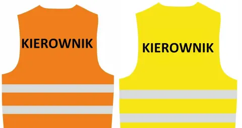 Kamizelka ostrzegawcza odblaskowa KIEROWNIK