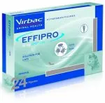 VIRBAC EFFIPRO 50 mg spot-on dla kotów na kleszcze i pchły 4 pipety