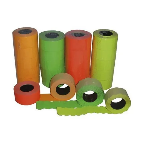 Taśma do metkownicy dwurzędowej 26x16mm (5szt.) prosta zielona