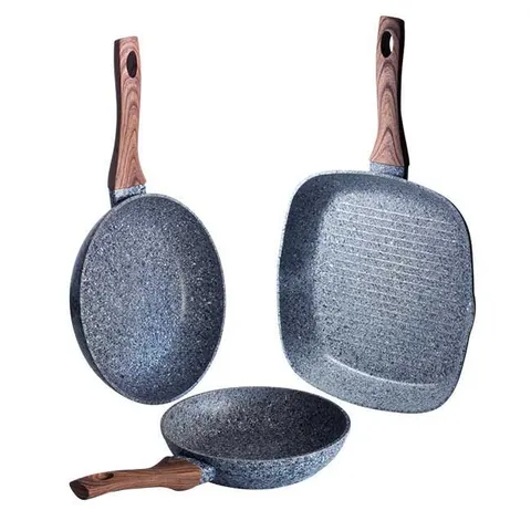 ZESTAW 3 PATELNI GRANITOWYCH BERLINGERHAUS FOREST LINE BH-1215