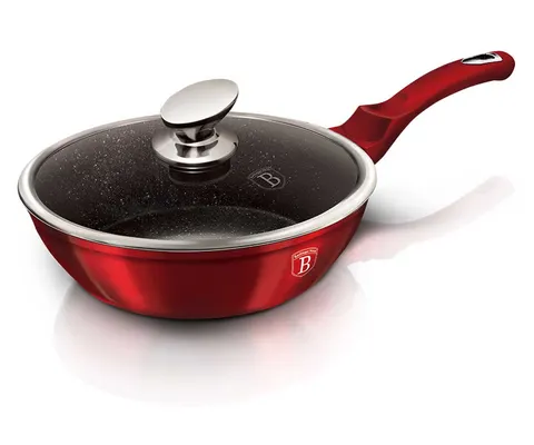 PATELNIA GRANITOWA 24cm BERLINGERHAUS BURGUNDY METALLIC LINE BH-1259