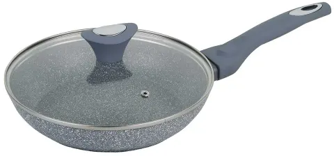 PATELNIA GRANITOWA 24cm KLAUSBERG KB-7316 Z POKRYWĄ