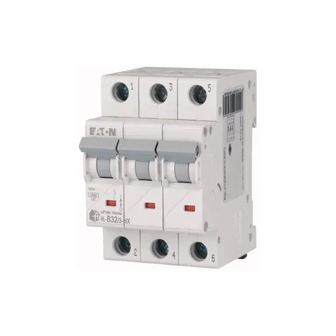 Wyłącznik nadprądowy 3P B 32A 6kA; HN-B32/3, 194884 EATON ELECTRIC