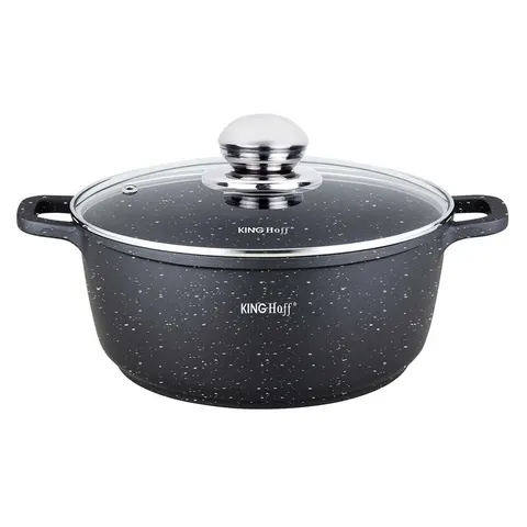 GARNEK MARMUROWY 28cm KINGHOFF KH-1597 6,5L