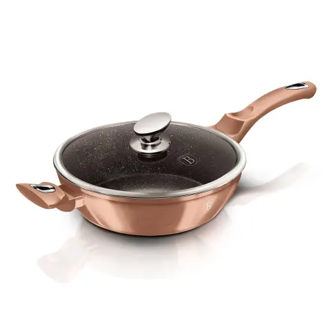 PATELNIA GRANITOWA 28cm BERLINGER HAUS BH-1518 ROSE GOLD
