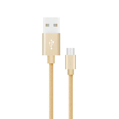 Przewód Micro USB 1m typ-c ZŁOTY (seria platinum) VT-5334