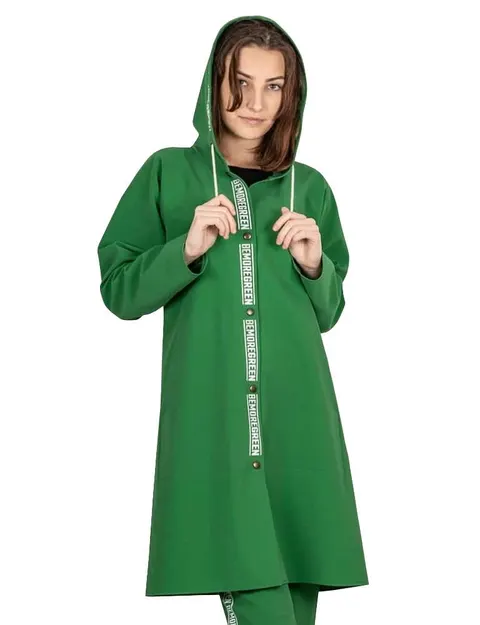 Damski płaszcz przeciwdeszczowy BEMOREGREEN 907
