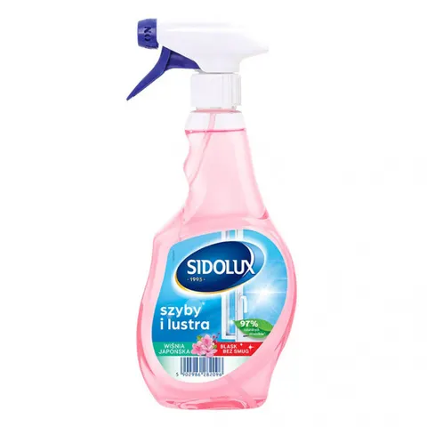 SIDOLUX Płyn do mycia szyb i luster JAPOŃSKA WIŚNIA, 500 ml
