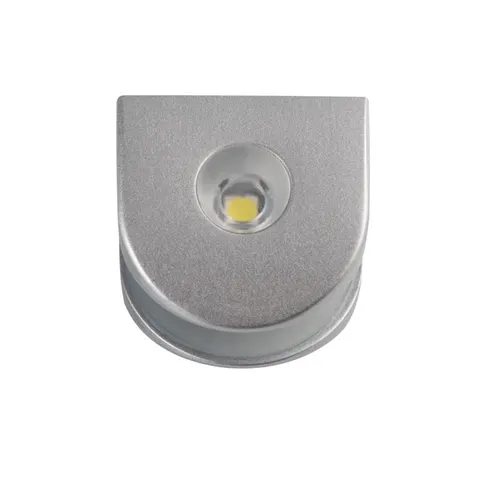 Oprawa meblowa akcentowa LED, szary 6500K, 40lm, 1W RUBINAS 2LED CW
