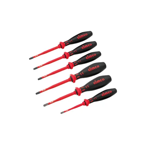 Komplet wkrętaków izolowanych VDE-TORX SLIM (6), CIMCO