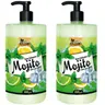 EKOLAN Kremowy żel pod prysznic MOJITO 1000 ml, pakiet 2 szt.