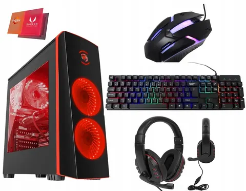 KOMPUTER DO GIER RYZEN 3 RADEON 480GB 8GB